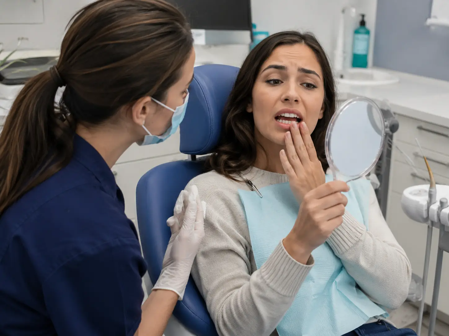 Knocked-out tooth