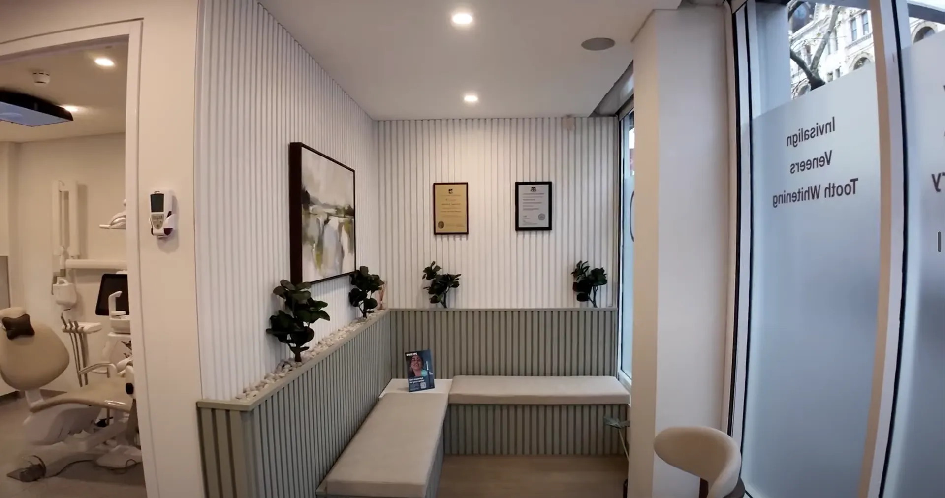Calm waiting area at Hayat Dental, Sydney