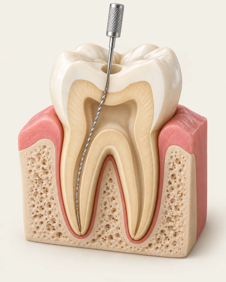 Illustration: Root canal therapy